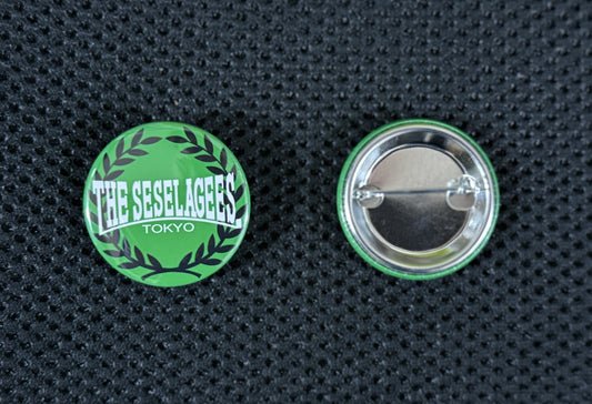 NEWアイテム【缶バッジ】THE SESELAGEESロゴ・緑