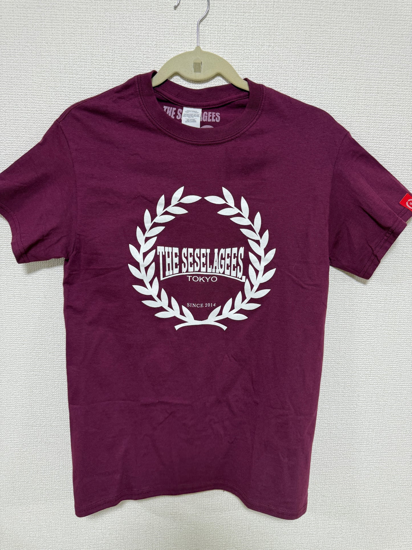 【Tシャツ】月桂樹ロゴ・エンジ
