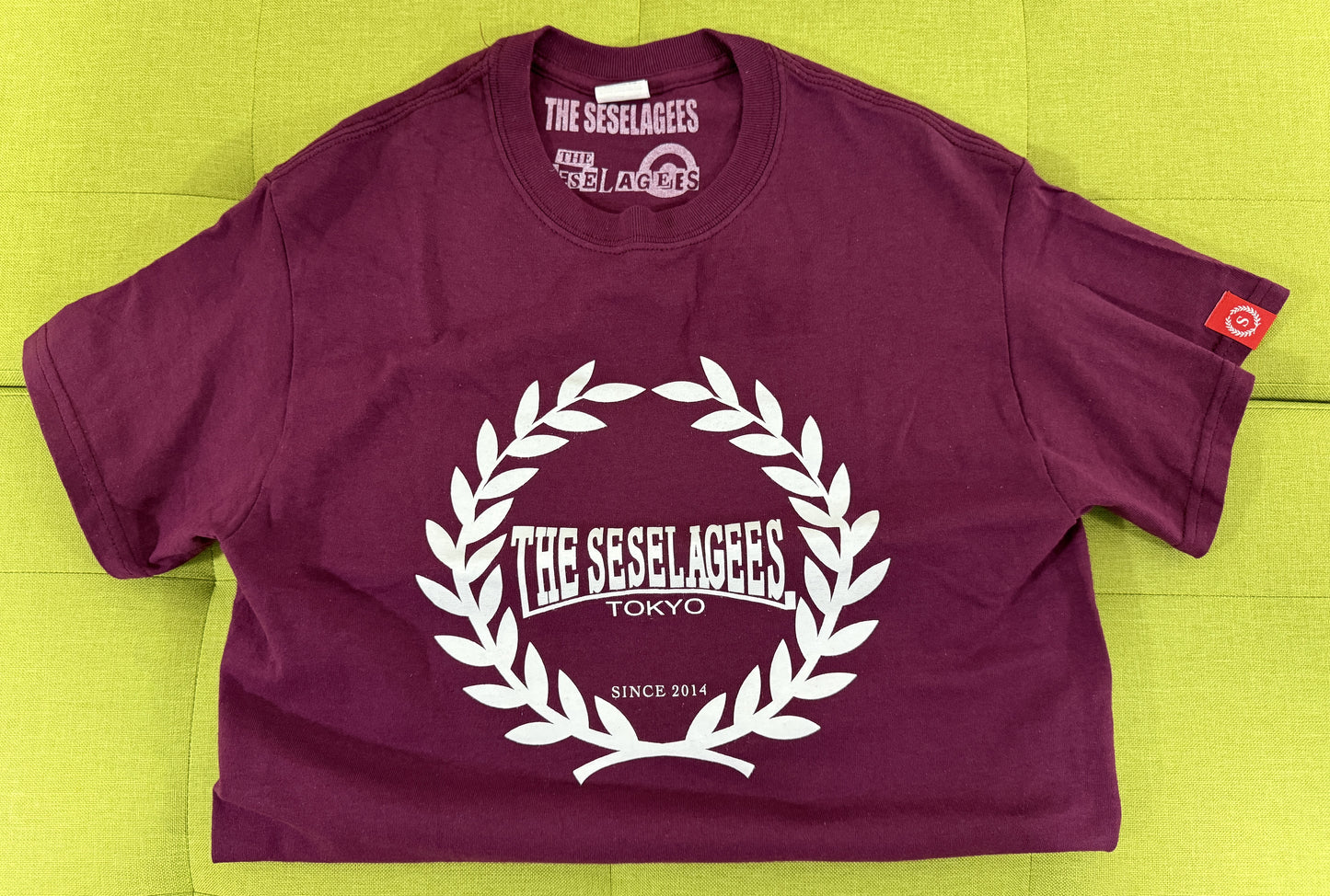 【Tシャツ】月桂樹ロゴ・エンジ