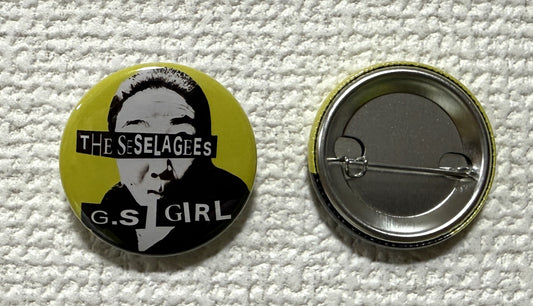 【缶バッジ】G.S GIRLジャケデザイン・黄色