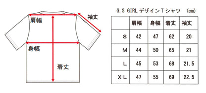 NEWアイテム【Tシャツ】G.S GIRL Tシャツ　ボディ白  　※8/8～発送