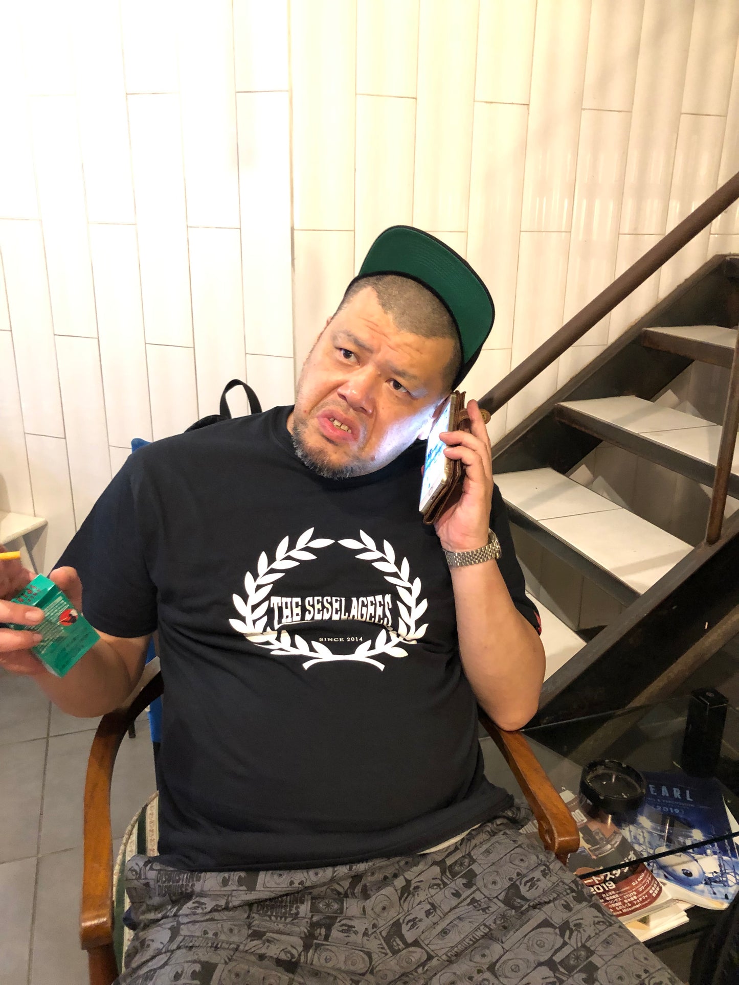 【Tシャツ】月桂樹ロゴ・黒