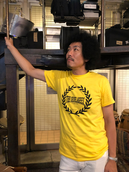【Tシャツ】月桂樹ロゴ・黄色