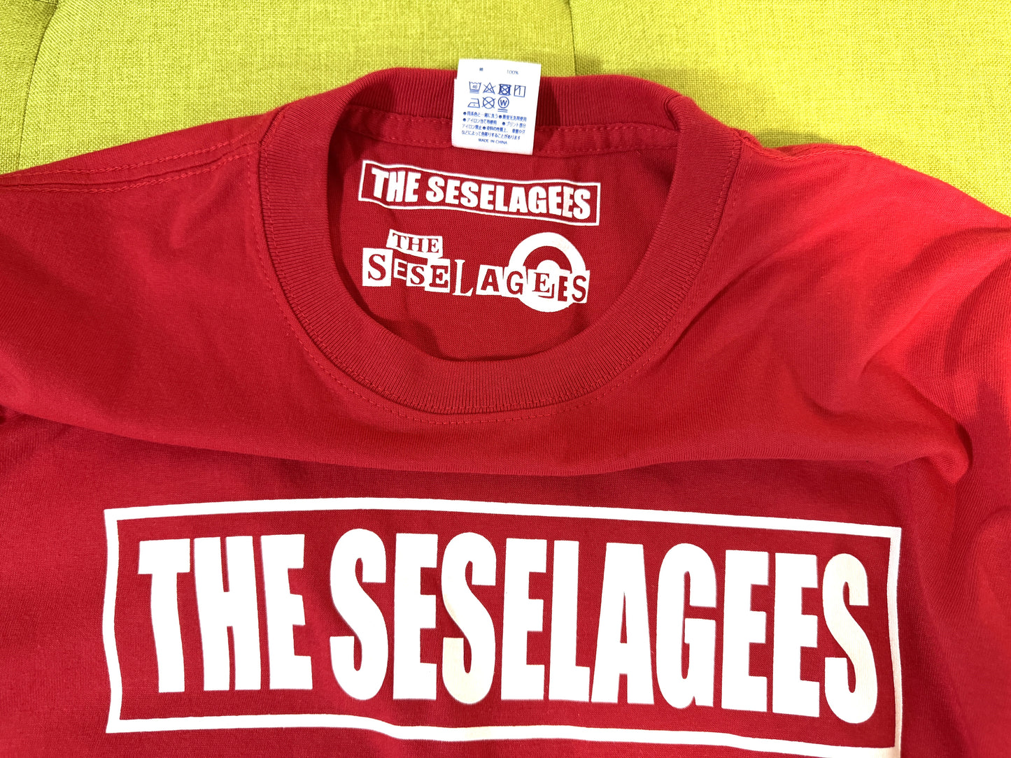 NEWアイテム【赤 Tシャツ】THE SESELAGEESロゴＴシャツ2026Ver.